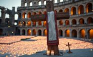 Papa Leone guida la Via Crucis con 30mila fedeli al Colosseo