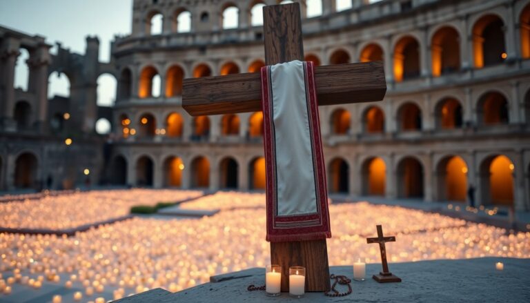 Papa Leone guida la Via Crucis con 30mila fedeli al Colosseo