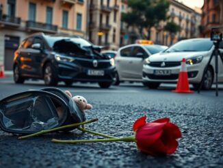 Scontro in Via Tuscolana: donna e ragazzo trovano la morte, indagini della Polizia Locale