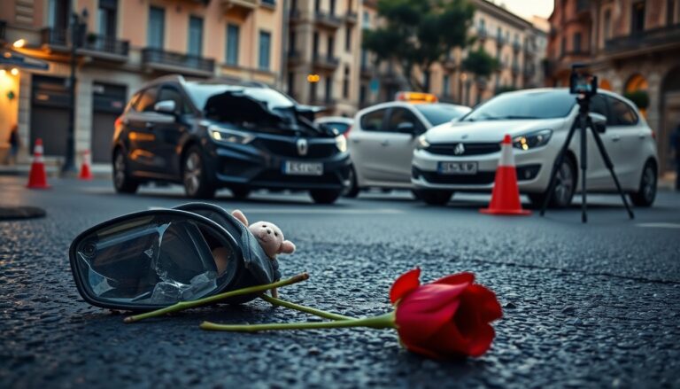 Scontro in Via Tuscolana: donna e ragazzo trovano la morte, indagini della Polizia Locale