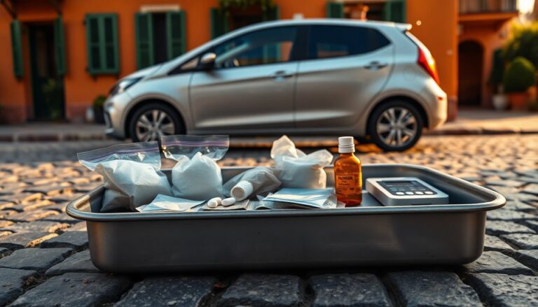 Scoperta di droga e farmaci illegali in una Fiat Punto a Rho