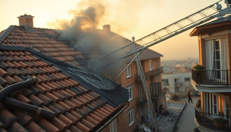 Tetto in fiamme a Legnano: quattro appartamenti dichiarati inagibili