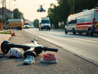 Undicenne ricoverata in codice rosso dopo lo scontro tra auto e monopattino