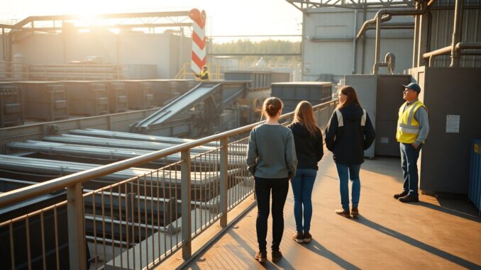 Visita didattica alla piattaforma ecologica di Magenta per la Giornata del Verde pulito