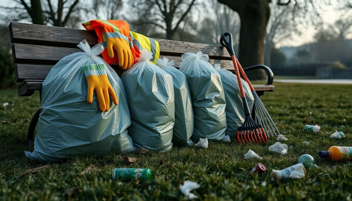 Cittadini e volontari puliscono il Parco Segantini: 50 kg raccolti