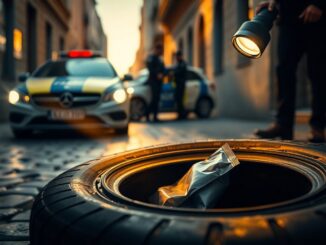 Droga nascosta nello pneumatico: arresto in via Padova a Milano