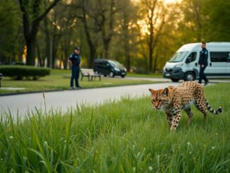Felino esotico in città: servalo recuperato a Garbagnate Milanese