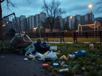 Parco di Cimiano: segnalazioni di sporcizia e disturbi alla quiete pubblica