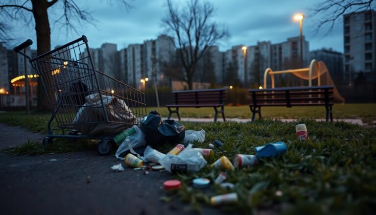 Parco di Cimiano: segnalazioni di sporcizia e disturbi alla quiete pubblica