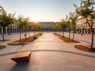 Restyling di Piazza Liberazione a Magenta: verde, luce e percorsi pedonali
