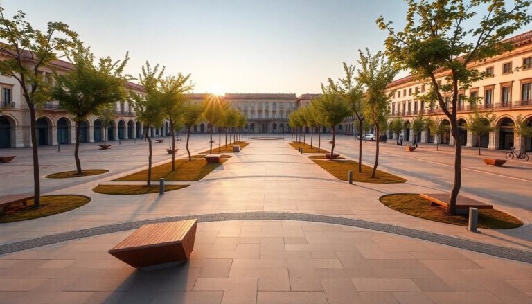 Restyling di Piazza Liberazione a Magenta: verde, luce e percorsi pedonali